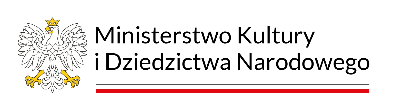 05_znak_uproszczony_kolor_biale_tlo.png Wystawę dofinansowano ze środków Ministerstwa Kultury i Dziedzictwa Narodowego pochodzących z Funduszu Promocji Kultury.