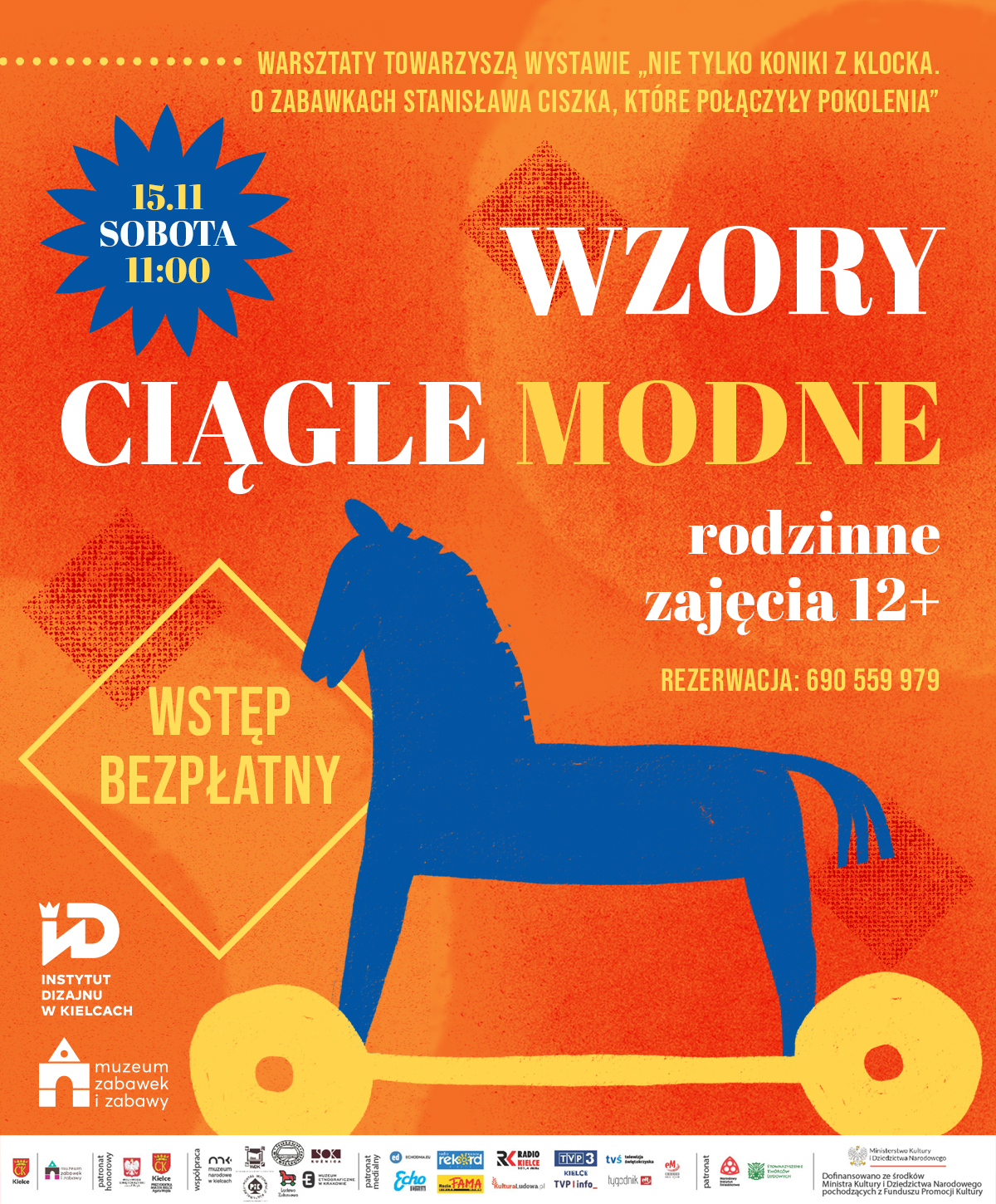 Wzory ciągle modne. Muzeum Zabawek i Zabawy. Kielce.