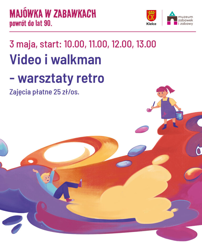 Video. Walkman. Kielce. Muzeum Zabawek i Zabawy. Majówka.