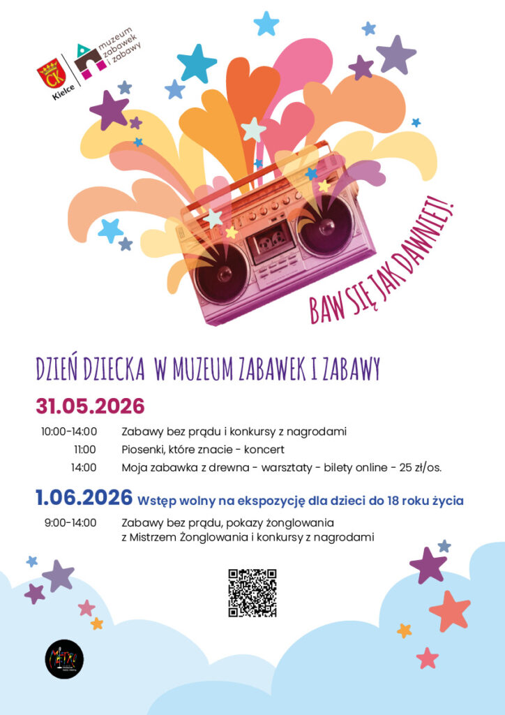 Boombox. Radio. Muzeum Zabawek i Zabawy. Miasto Kielce. Kielce.