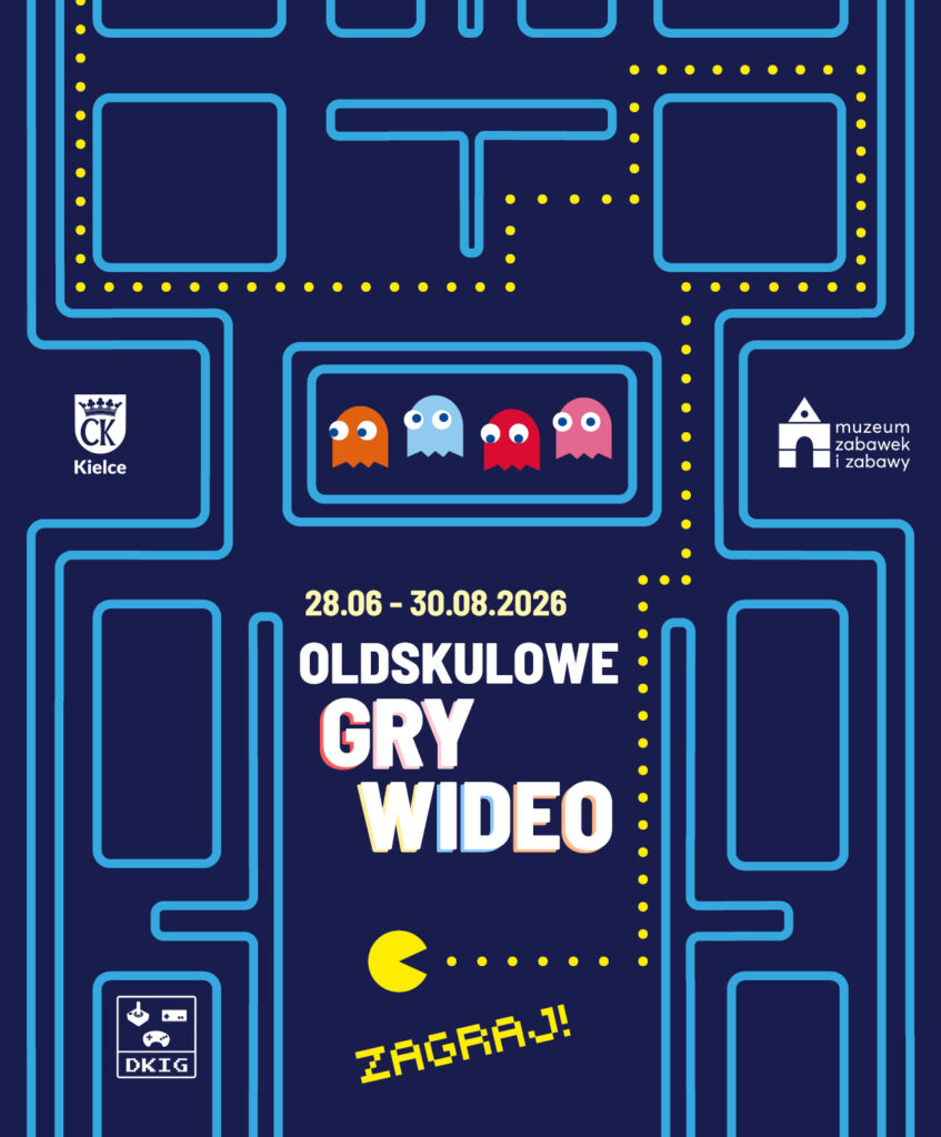 Oldskulowe Gry Video. Muzeum Zabawek i Zabawy. Pac-Man.