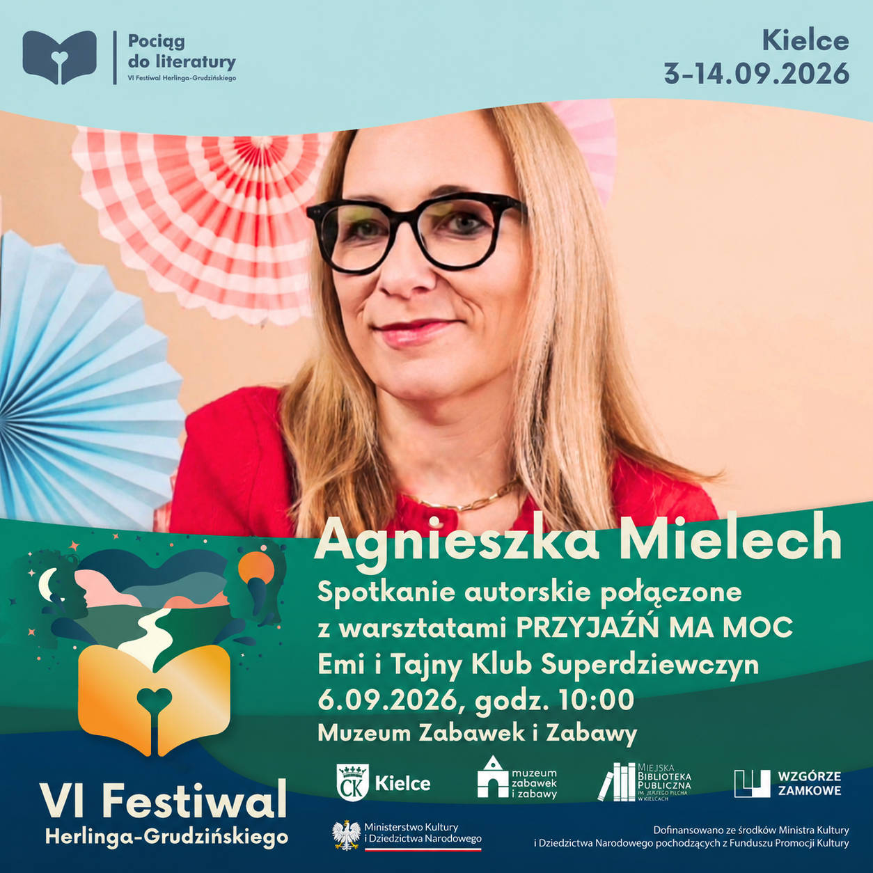 Agnieszka Mielech. Festiwal. Kielce. Muzeum Zabawek i Zabawy.